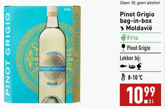 ALDI Pinot Grigio bag-in-box 3 L aanbieding