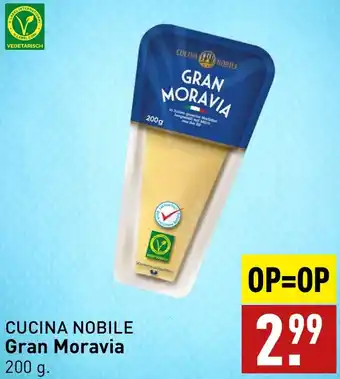 ALDI CUCINA NOBILE Gran Moravia 200 g aanbieding