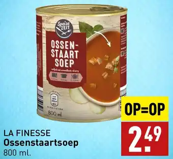 ALDI LA FINESSE Ossenstaartsoep 800 ml aanbieding