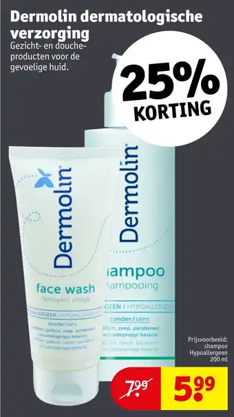 Kruidvat Dermolin dermatologische verzorging aanbieding