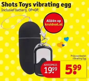 Kruidvat Shots Toys vibrating egg aanbieding