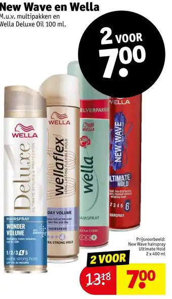 Kruidvat New Wave en Wella aanbieding