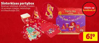 Kruidvat Sinterklaas partybox aanbieding