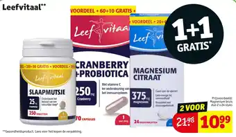 Kruidvat Leefvitaal aanbieding