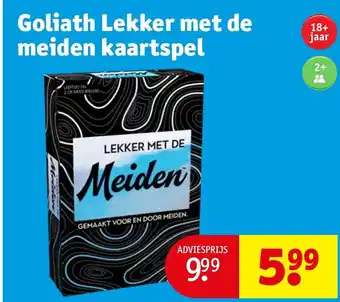 Kruidvat Goliath Lekker met de meiden kaartspel aanbieding