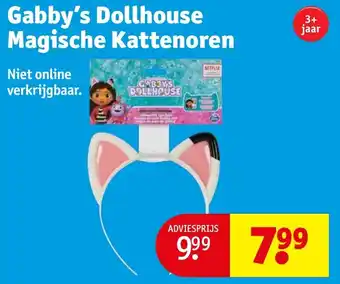 Kruidvat Gabby's Dollhouse Magische Kattenoren aanbieding
