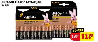 Kruidvat Duracell Classic batterijen 20-pak aanbieding