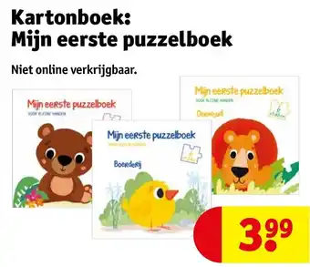 Kruidvat Mijn eerste puzzelboek aanbieding