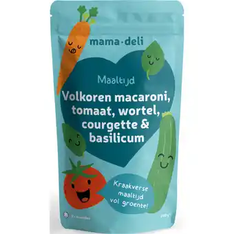 Albert Heijn Mama deli macaroni & tomaat 12m+ aanbieding