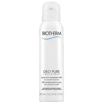 Douglas Biotherm deo pure invisible spray 48h aanbieding