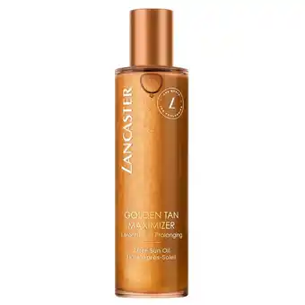 Douglas Lancaster sun care golden tan maximizer after sun oil aanbieding