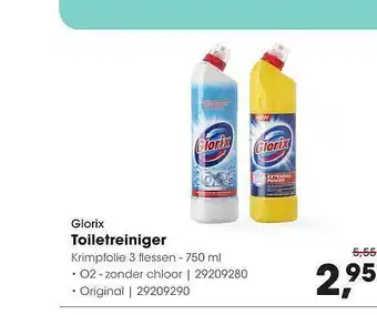 HANOS Glorix Toiletreiniger aanbieding