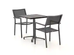 Kees Smit Bellagio roma/canzo 70cm dining tuinset 3-delig stapelbaar aanbieding