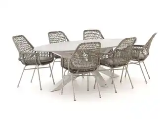 Kees Smit Apple bee zara/induno ellips 240cm dining tuinset 7-delig aanbieding