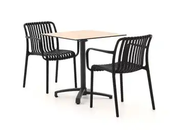 Kees Smit Forza cali/canzo 70cm dining tuinset 3-delig stapelbaar aanbieding