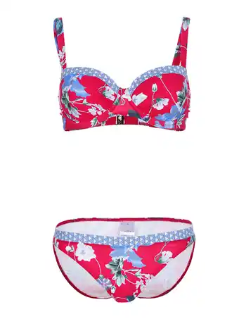 Klingel Bikini met contrastkleurige rand sunflair pink aanbieding