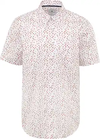 Suitable State of art shortsleeve overhemd wit cirkels aanbieding