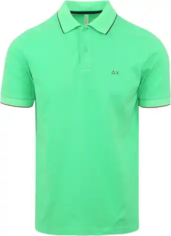 Suitable Sun68 poloshirt small stripe fel groen aanbieding