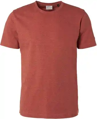 Suitable No excess t-shirt streep melange rood aanbieding