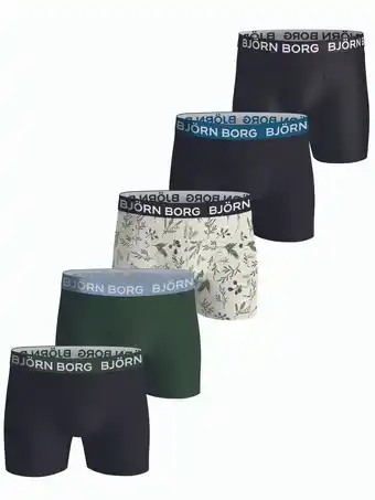 Suitable Bjorn borg giftpack boxers 5-pack groen aanbieding