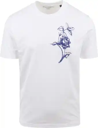 Suitable Marc o'polo t-shirt bloem wit aanbieding