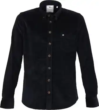 Suitable Giordano corduroy overshirt donkerblauw aanbieding