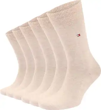 Suitable Tommy hilfiger classic 3-pack sokken beige aanbieding