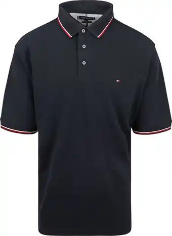 Suitable Tommy hilfiger big and tall poloshirt navy aanbieding