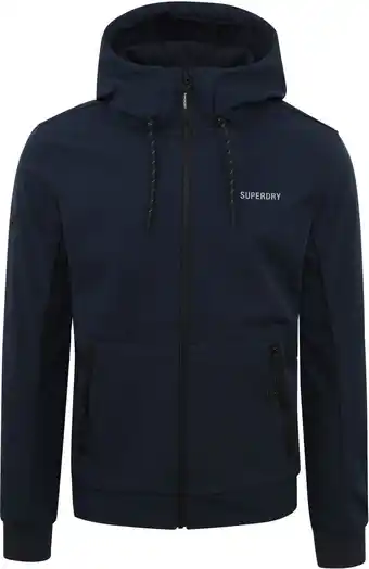 Suitable Superdry softshell jas navy aanbieding