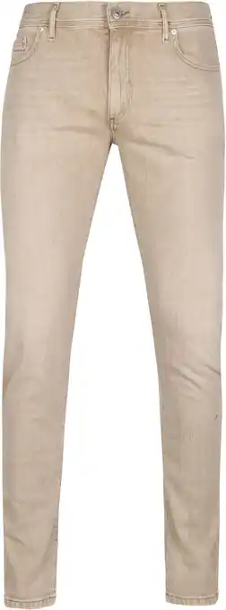 Suitable Alberto slim organic denim beige aanbieding