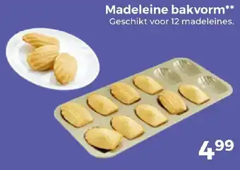 Trekpleister Madeleine bakvorm aanbieding