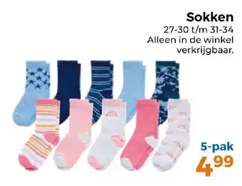 Trekpleister Sokken aanbieding