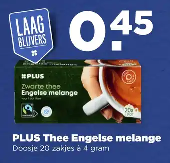 PLUS Plus thee engelse melange aanbieding