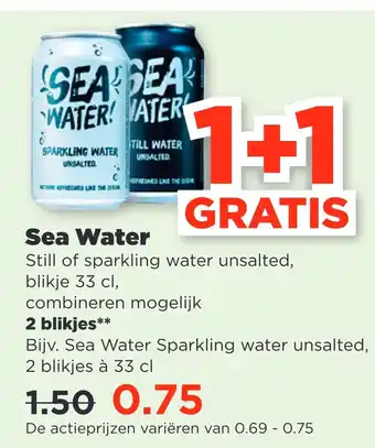 PLUS Sea water aanbieding