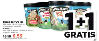 PLUS Ben & jerry's ijs aanbieding