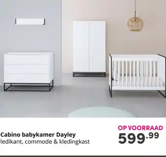 Baby & Tiener Cabino Babykamer Dayley aanbieding