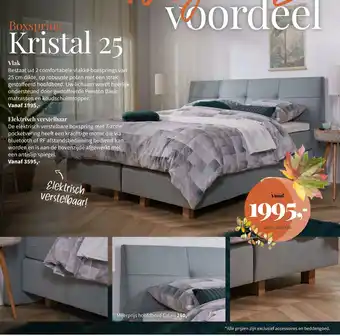 Preston Boxspring kristal 25 aanbieding