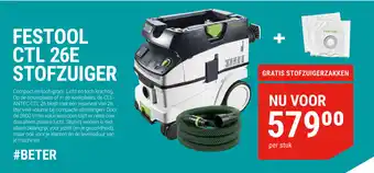 Pontmeyer FESTOOL CTL 26E STOFZUIGER aanbieding