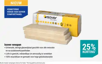 Pontmeyer Isover renopan aanbieding