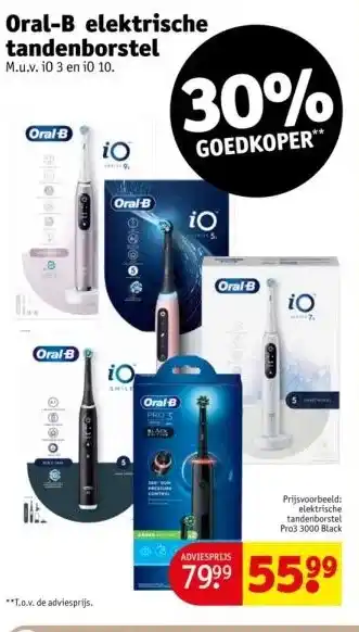 Kruidvat Oral-b elektrische tandenborstel aanbieding