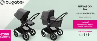 Baby & Tiener Bugaboo Fox 2in1 kinderwagen aanbieding