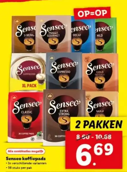 Senseo koffiepads aanbieding bij Lidl