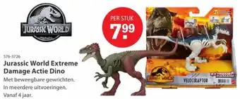 Marskramer Jurassic World Extreme Damage Actie Dino aanbieding