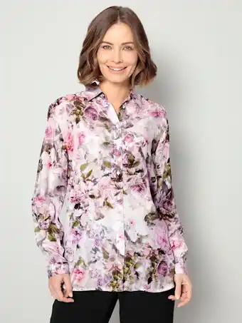 Klingel Blouse met modieuze bloemenprint komplimente wit aanbieding