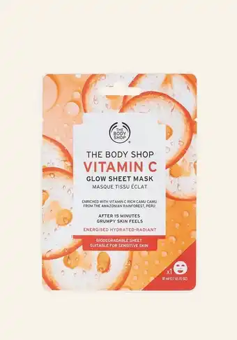 The Body Shop The body shop vitamin c glow sheet mask 18 ml aanbieding