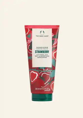 The Body Shop The body shop strawberry shower scrub 200 ml aanbieding