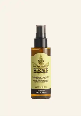 The Body Shop The body shop hemp nourishing and protecting dry body oil 125 ml aanbieding