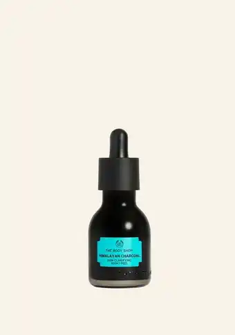 The Body Shop The body shop himalayan charcoal skin clarifying night peel 30 ml aanbieding