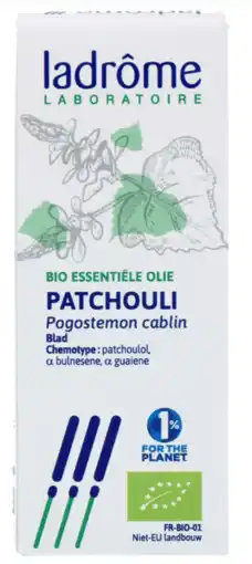 De Online Drogist Ladrôme patchouli olie bio 10ml aanbieding