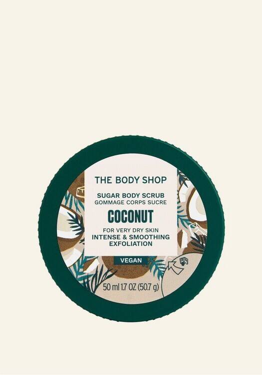 The body shop coconut body scrub 50 ml aanbieding bij The Body Shop